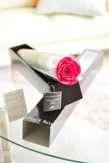 プリザーブドフラワー　Luxury Rose　ホットピンク（FL092-08）