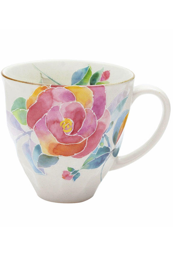 <p>花言葉は「愛」「美」「情熱」、6月を表すバラ柄のコーヒーカップです。<br />
日本製の美濃焼なので高品質で安心な一品です。</p>