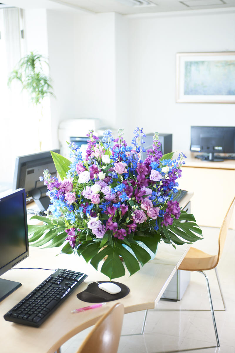 <p>お店やオフィス、自宅のどんな空間にもマッチするアレンジメントフラワーはビジネス用途、個人用途にもお薦めのお祝い花です。</p>