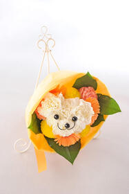<center>クマちゃんを模った<br>キュートなブーケ</center><center>5,500円(税込)</center>