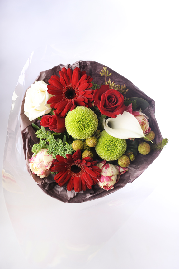 <p>上から見るとこんな感じでお花がギッシリ！</p>