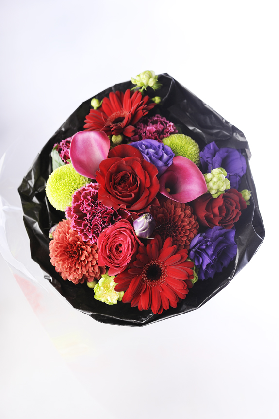 <p>上から見るとこんな感じでお花がギッシリ！</p>
