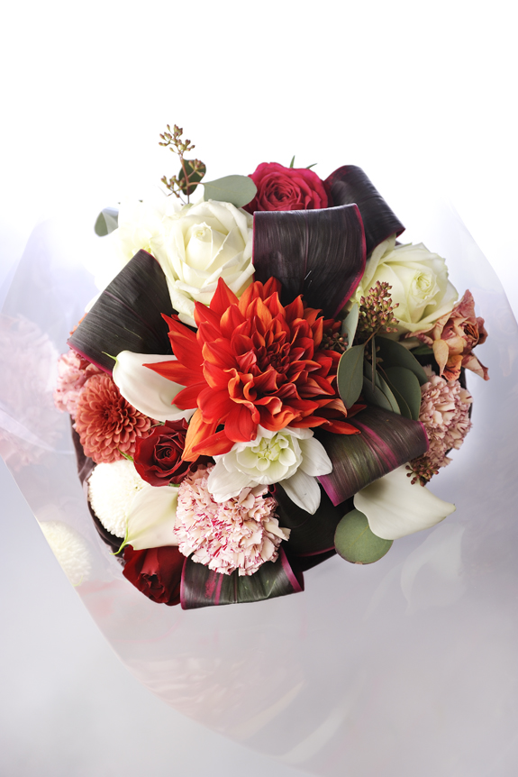 <p>上から見るとこんな感じでお花がギッシリ！</p>