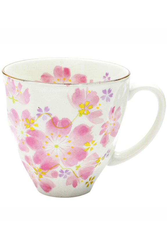 <p>花言葉は「精神美」「純潔」、3月を表す桜柄のコーヒーカップです。
日本製の美濃焼なので高品質で安心な一品です。</p>