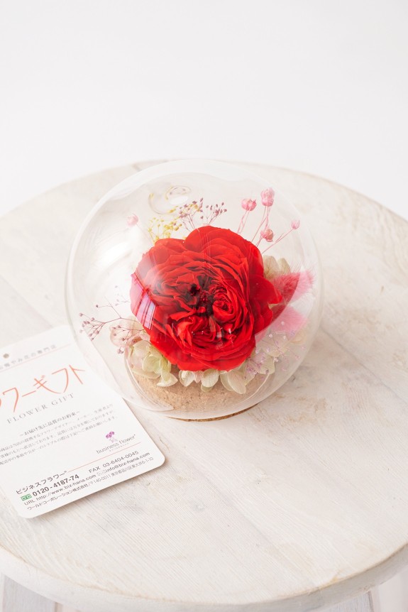 <p>誕生日祝い、結婚祝い、長寿祝い、退職祝いなど、様々なお祝い事への贈り物、プレゼンのフラワーギフトに相応しいプリザーブドフラワーです。</p>