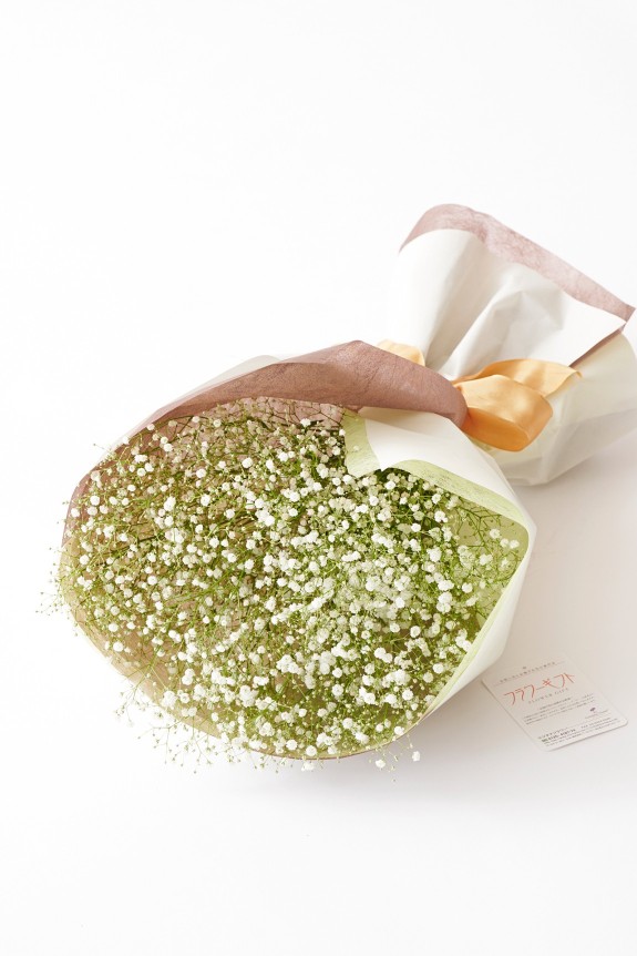 <p>カスミソウの花言葉は「無垢の愛」「清らかな心」「幸福」「感謝」などです。</p>
