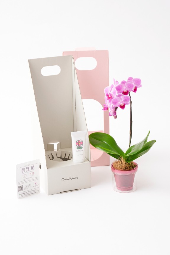 <p>お花とハンドクリームはセットで、生産農園より直送でお届けいたします。</p>