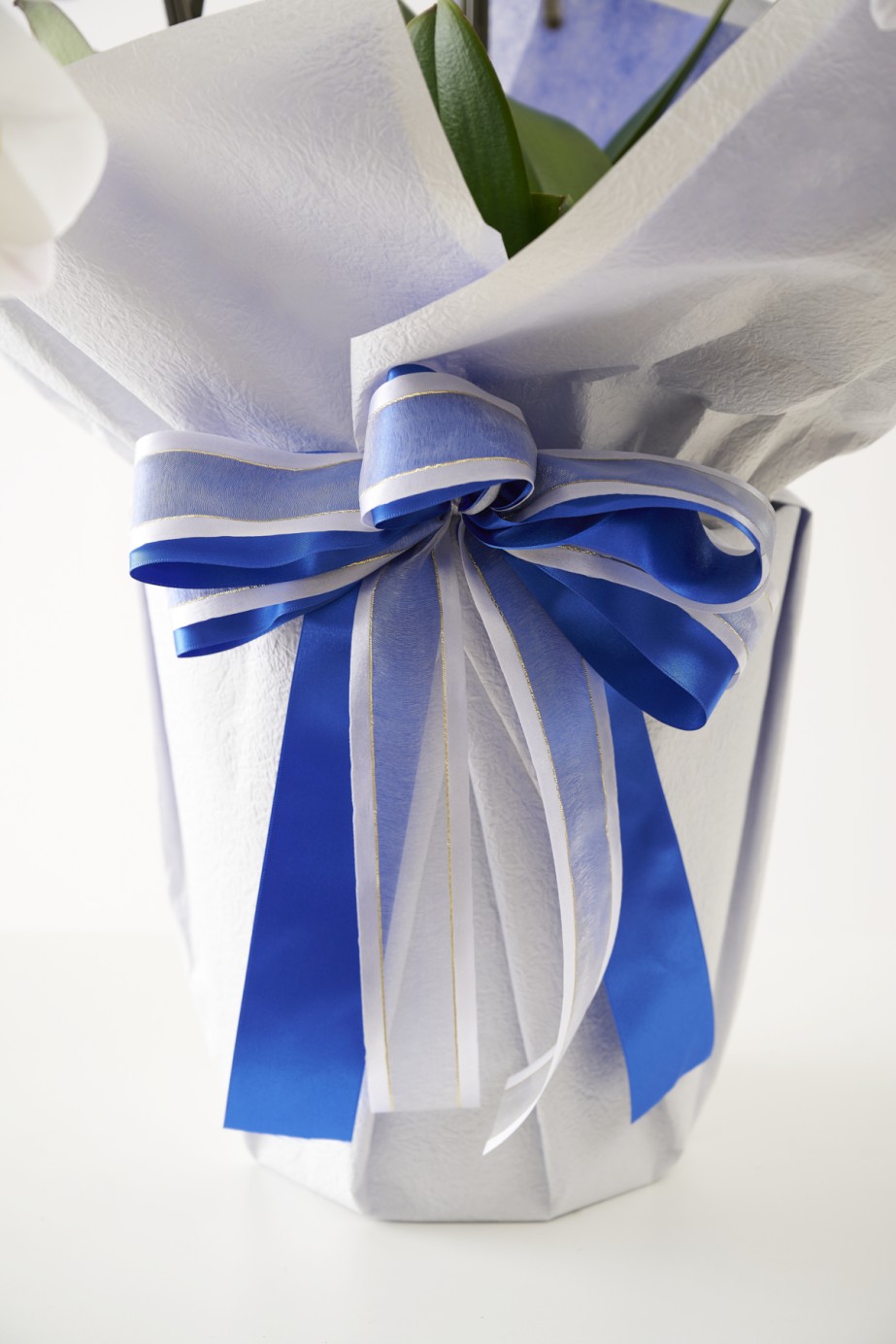 <p>お供え用としてふさわしい落ち着いたデザインですが、他とは違う少し豪華でお洒落な特別ラッピングでお届けいたします。</p>